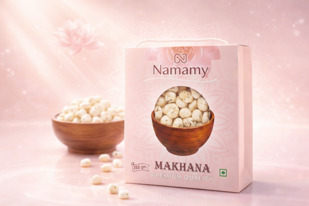 Namamy Premium Raw Makhana – Healthy Indian Snack